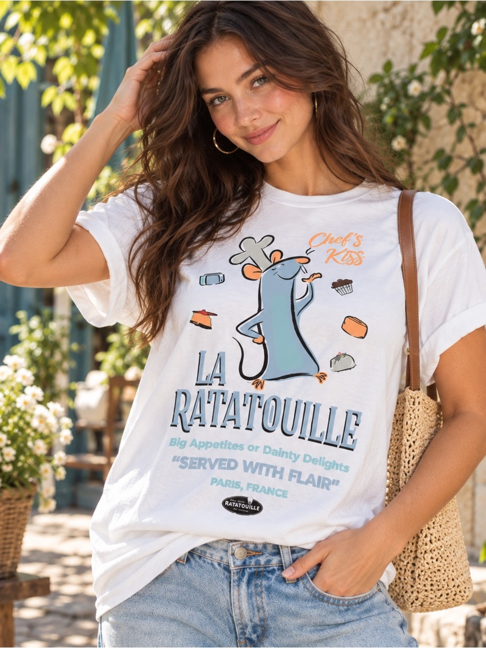 Disney Pixar Ratatouille Remy Chef’s Kiss Graphic T-Shirt XXL NWOT